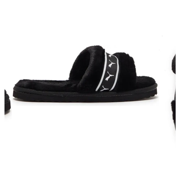 🆕 Puma Fluff Remix Faux Fur Slide Sandal - Picture 3 of 7